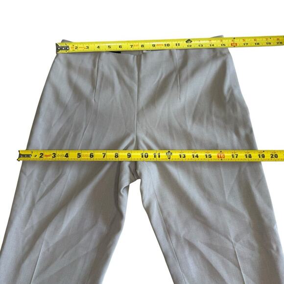 Marlowe Women's 100% Wool Pants Made In Italy Sz 6 Tan Quiet Luxury Minimalism - Picture 8 of 10